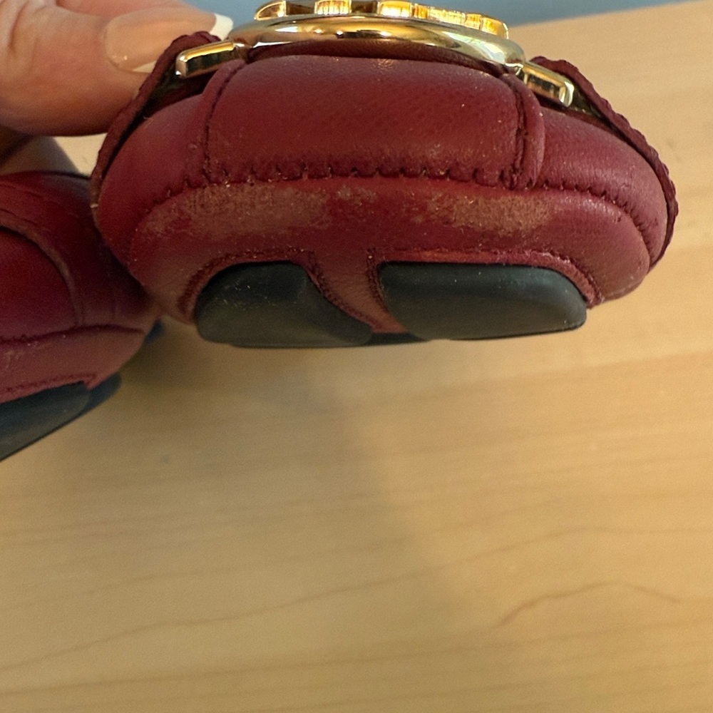 Michael Kors Moccasins Flats Red 7 - Picture 3 of 10